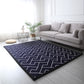 Casual Solid Color Rug Multi Colored Synthetics Indoor Rug Pet Friendly Anti-Slip Backing Carpet for Bedroom Navy Clearhalo 'Area Rug' 'Rug' 2245076