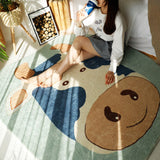 Natural Bedroom Rug Multicolor Cartoon Print Rug Polypropylene Anti-Slip Machine Washable Carpet Clearhalo 'Area Rug' 'Rug' 2245147