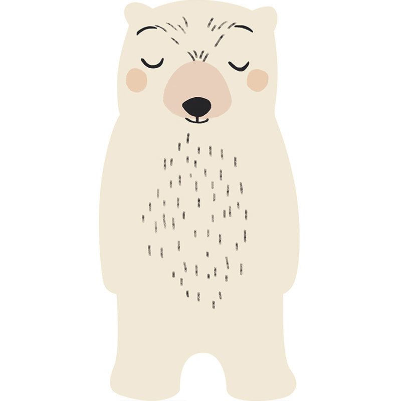 Irregular Shape Animal Skin Rug Multicolor Casual Carpet Polyster Anti-Slip Backing Washable Rug for Kids Beige Clearhalo 'Area Rug' 'Casual' 'Rugs' Rug' 2245179