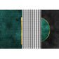 Multi-Color Decoration Rug Modern Geometric Area Carpet Polyster Non-Slip Pet Friendly Rug Dark Green Clearhalo 'Area Rug' 'Rug' 2245258