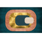 Funky Living Room Rug Multi-Color Geometric Print Carpet Polypropylene Pet Friendly Washable Rug Aqua Clearhalo 'Area Rug' 'Rug' 2245283