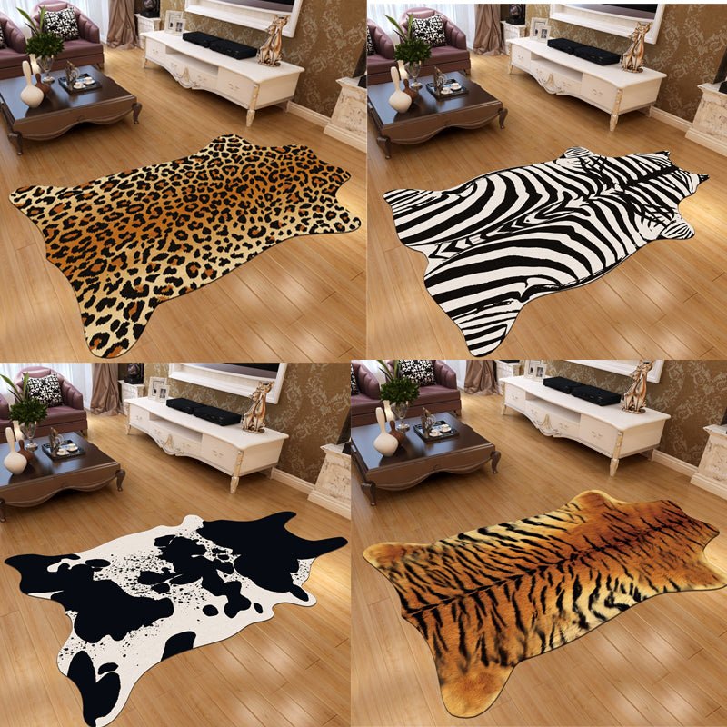 Novelty Shape Animal Skin Rug Multi-Color Creative Area Rug Synthetics Non-Slip Easy Care Carpet for Living Room Clearhalo 'Area Rug' 'Casual' 'Rugs' Rug' 2245345