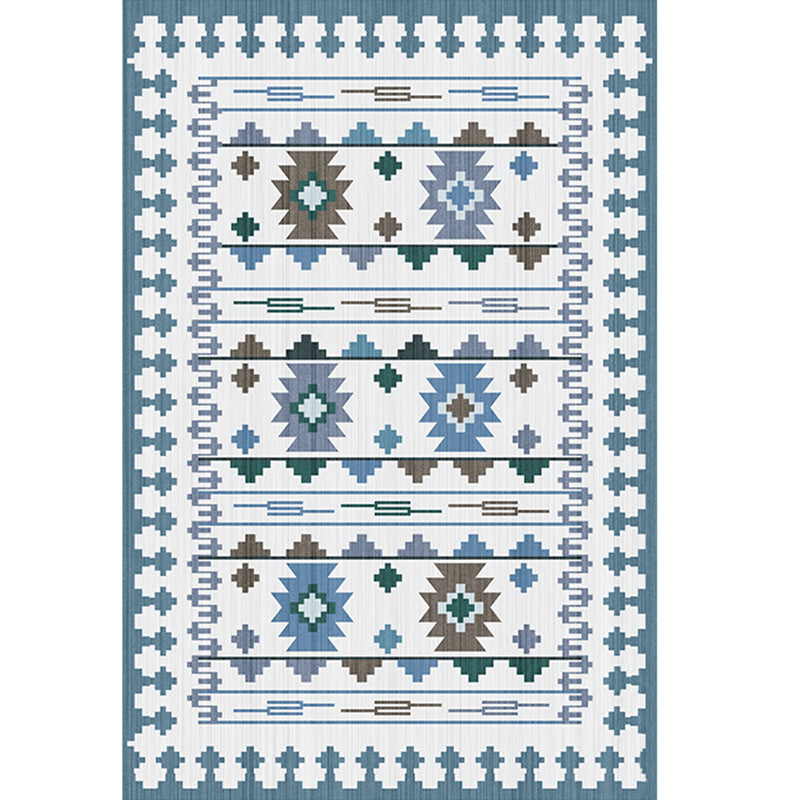 Homart Rug Patterns Boho Living Room Rug Multi-Color Geometric Pattern Carpet Flax ...