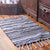 Multi-Color Bedroom Rug Bohemian Stripe Printed Carpet Cotton Pet Friendly Handspun Easy Care Rug with Tassel Grey Clearhalo 'Area Rug' 'Bohemian' 'Rugs' Rug' 2245442