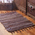Multi-Color Bedroom Rug Bohemian Stripe Printed Carpet Cotton Pet Friendly Handspun Easy Care Rug with Tassel Brown Clearhalo 'Area Rug' 'Bohemian' 'Rugs' Rug' 2245451