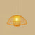 Woven Suspension Lighting Minimalist Bamboo 1��Bulb Wood Hanging Lamp for Restaurant Wood C Clearhalo 'Ceiling Lights' 'Modern Pendants' 'Modern' 'Pendant Lights' 'Pendants' Lighting' 2245606