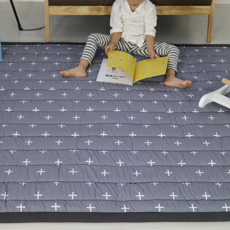 Multi-Color Comfort Rug Polyster Cartoon Animal Area Carpet Pet Friendly Easy Care Rug for Kids Bedroom Grey 4'7" x 6'5" Clearhalo 'Area Rug' 'Rug' 2245967