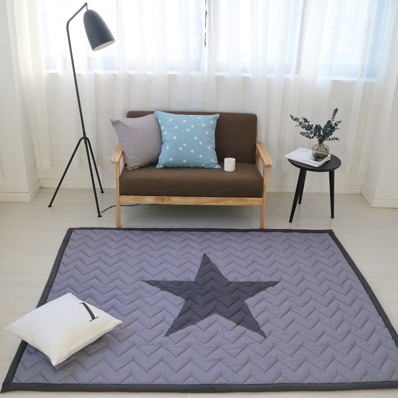 Multi-Color Comfort Rug Polyster Cartoon Animal Area Carpet Pet Friendly Easy Care Rug for Kids Bedroom Dark Gray 4'7" x 6'5" Clearhalo 'Area Rug' 'Rug' 2245971