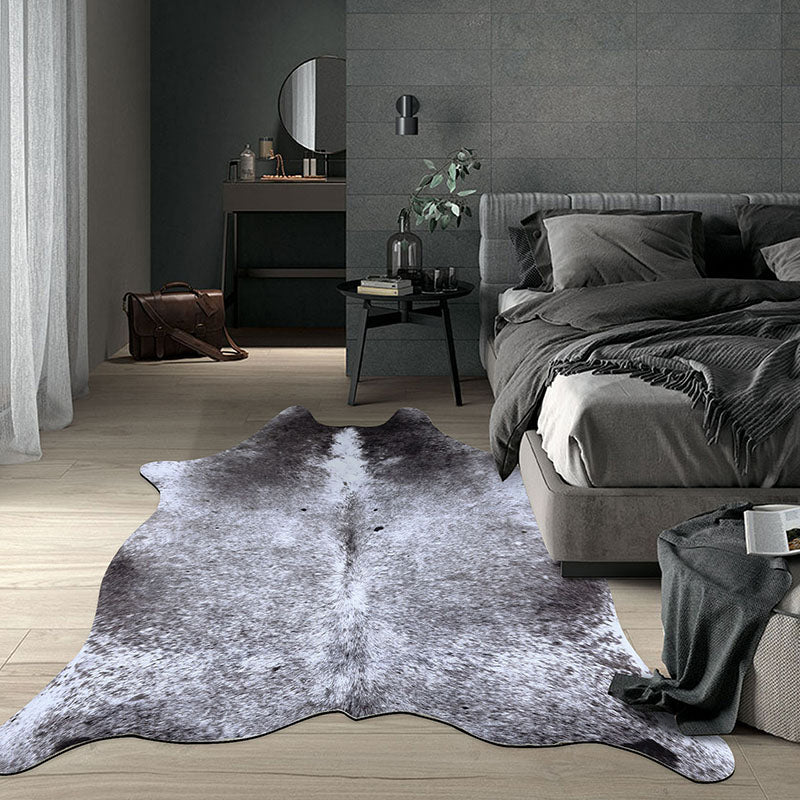 Irregular Shape Animal Skin Rug Multi-Color Casual Carpet Polyster Pet Friendly Washable Indoor Rug for Decoration Grey Clearhalo 'Area Rug' 'Casual' 'Rugs' Rug' 2246003