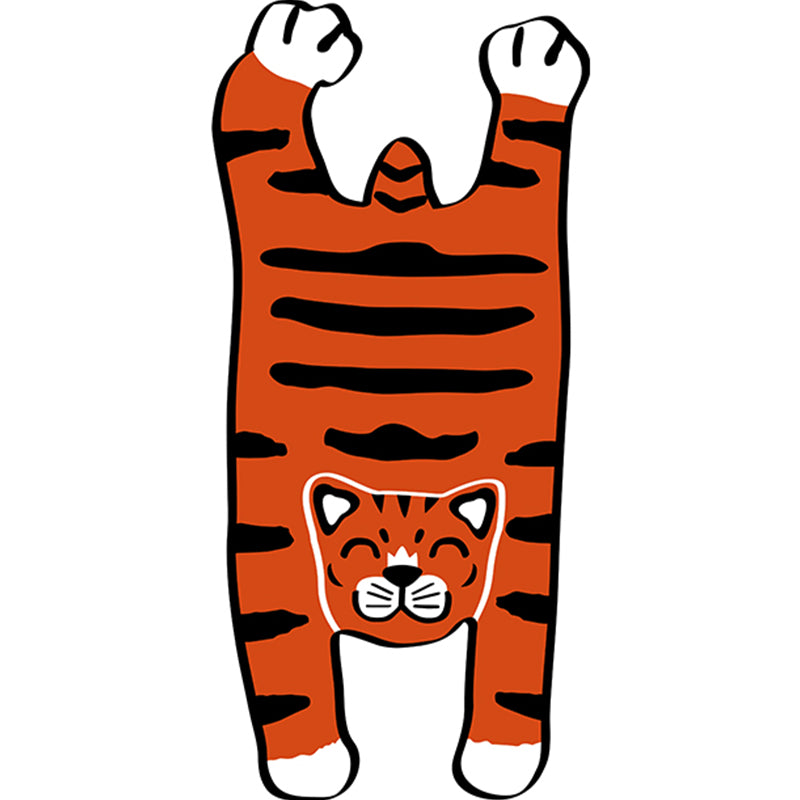 Multicolor Unique Rug Superfine Fiber Animal Skin Print Carpet Non-Slip Easy Care Rug for Bedroom Yellow-Red Clearhalo 'Area Rug' 'Casual' 'Rugs' Rug' 2246023