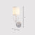 Fabric Cylinder Wall Mount Light Minimalism 1-Light Living Room Wall Lighting with Deer Accent White Clearhalo 'Wall Lamps & Sconces' 'Wall Lights' Lighting' 2246122