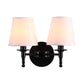 Bucket Shade Fabric Wall Lighting Fixture Vintage Style Corridor Wall Mounted Lamp Clearhalo 'Wall Lamps & Sconces' 'Wall Lights' Lighting' 2246142