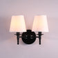 Bucket Shade Fabric Wall Lighting Fixture Vintage Style Corridor Wall Mounted Lamp 2.0 White Clearhalo 'Wall Lamps & Sconces' 'Wall Lights' Lighting' 2246144