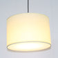 Minimalism Drum Suspension Light Single-Bulb Fabric Pendant Light Fixture for Restaurant Light Yellow Clearhalo 'Ceiling Lights' 'Pendant Lights' 'Pendants' Lighting' 2246186_74cf2269-3e96-4455-a440-6f0af1ec6a6a