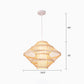 Bamboo Handcrafted Shade Ceiling Light Asian Style 1 Bulb Wood Hanging Light Fixture Wood B Clearhalo 'Ceiling Lights' 'Lighting' 'Pendant Lights' 2246853_1c0e53dc-4dd4-4b6b-a1b1-216ae582ad25