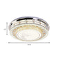 23.5"/31.5" W Round Crystal Flush Mount Light Contemporary LED Chrome Ceiling Mounted Fixture with Butterfly Pattern Clearhalo 'Ceiling Lights' 'Close To Ceiling Lights' 'Close to ceiling' 'Flush mount' Lighting' 224686