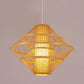 Asian Style Layered Shade Ceiling Light Bamboo 1 Bulb Tea Room Hanging Light Fixture Wood Clearhalo 'Ceiling Lights' 'Lighting' 'Pendant Lights' 2246942_c9dbd615-a4e0-4af9-a992-ca61d1a6f2a0