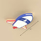 Childrens Plane LED Flush Mount Acrylic Nursery Flushmount Ceiling Lighting in Blue Blue 21" Third Gear Clearhalo 'Ceiling Lights' 'Close To Ceiling Lights' 'Close to ceiling' 'Flush mount' Lighting' 2247193