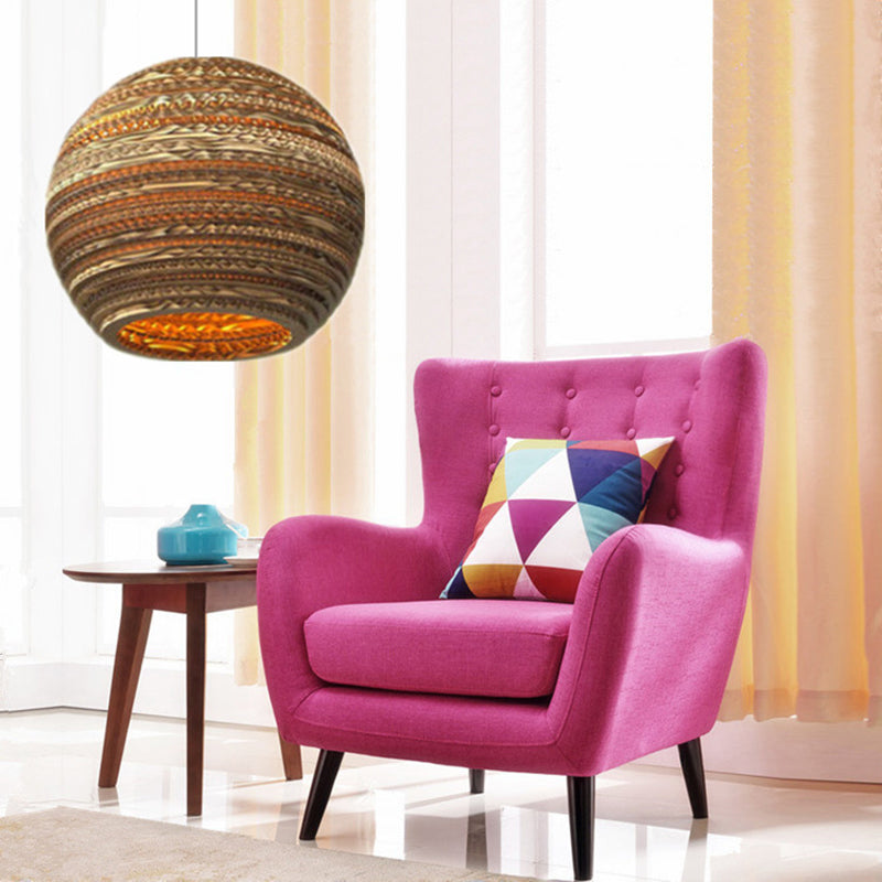 Brown Silkworm Suspension Lighting Minimalist Single-Bulb Rattan Pendant Ceiling Light Brown A Clearhalo 'Ceiling Lights' 'Pendant Lights' 'Pendants' Lighting' 2247929_2a62a95e-9d6c-4be4-9bf4-07d6e8042314