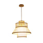 Minimalist Handcrafted Suspension Lighting Bamboo 1 Head Tea Room Pendant Ceiling Light in Wood Clearhalo 'Ceiling Lights' 'Lighting' 'Pendant Lights' 2247971_ca6fa418-094b-400c-8d8a-b0eac2edadad