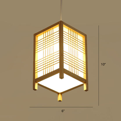 Handwoven Ceiling Light Modern Bamboo Single Restaurant Hanging Pendant Light in Wood Wood A Clearhalo 'Ceiling Lights' 'Pendant Lights' 'Pendants' Lighting' 2247993_e20a4316-68a7-4f5b-8f7d-adc21ee2dc91