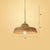Hat Shape Pendant Light Contemporary Bamboo Single-Bulb Wood Suspension Light Fixture Wood E Clearhalo 'Ceiling Lights' 'Pendant Lights' 'Pendants' Lighting' 2248069_6dc1987b-4677-44c6-b70e-869def41ae7b