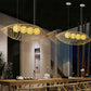 Contemporary Fish Chandelier Pendant Light Bamboo Tea Room Hanging Lighting in Wood Clearhalo 'Ceiling Lights' 'Chandeliers' Lighting' options 2248479