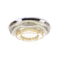 Modern LED Flush Light Crystal Dome Flush Mount Ceiling Light in Chrome for Living Room with Star/Gyro Pattern Clearhalo 'Ceiling Lights' 'Close To Ceiling Lights' 'Close to ceiling' 'Flush mount' Lighting' 224925