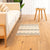 Classic Living Room Rug Multi Colored Geometric Print Carpet Washable Braided Area Rug with Tassel Aqua 2' x 2'11" Clearhalo 'Area Rug' 'Rugs' 'Southwestern' Rug' 2250093