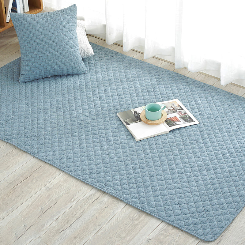 Multi Color Simple Rug Cotton Striped Area Carpet Non-Slip Backing Machine Washable Rug for Bedroom Clearhalo 'Area Rug' 'Modern' 'Rugs' Rug' 2250184