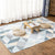 Multi Color Relaxing Rug Cotton Geometric Print Area Rug Non-Slip Backing Machine Washable Rug for Bedroom Gray-Blue Clearhalo 'Area Rug' 'Modern' 'Rugs' Rug' 2250218