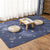 Multi Color Relaxing Rug Cotton Geometric Print Area Rug Non-Slip Backing Machine Washable Rug for Bedroom Dark Blue Clearhalo 'Area Rug' 'Modern' 'Rugs' Rug' 2250224