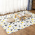 Multi Color Relaxing Rug Cotton Geometric Print Area Rug Non-Slip Backing Machine Washable Rug for Bedroom Yellow Clearhalo 'Area Rug' 'Modern' 'Rugs' Rug' 2250229
