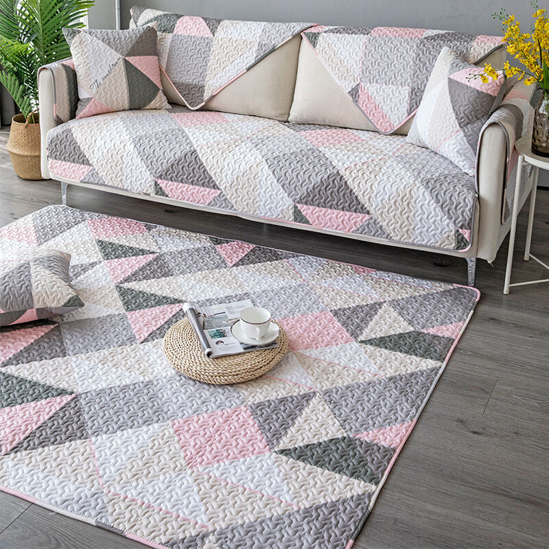 Comfort Living Room Rug Multi Color Geometric Printed Area Carpet Non-Slip Backing Washable Rug Clearhalo 'Area Rug' 'Modern' 'Rugs' Rug' 2250230