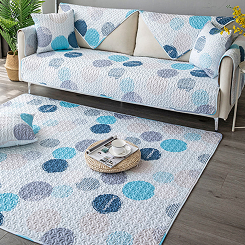 Comfort Living Room Rug Multi Color Geometric Printed Area Carpet Non ...