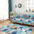 Comfort Living Room Rug Multi Color Geometric Printed Area Carpet Non-Slip Backing Washable Rug Dark Blue Clearhalo 'Area Rug' 'Modern' 'Rugs' Rug' 2250232