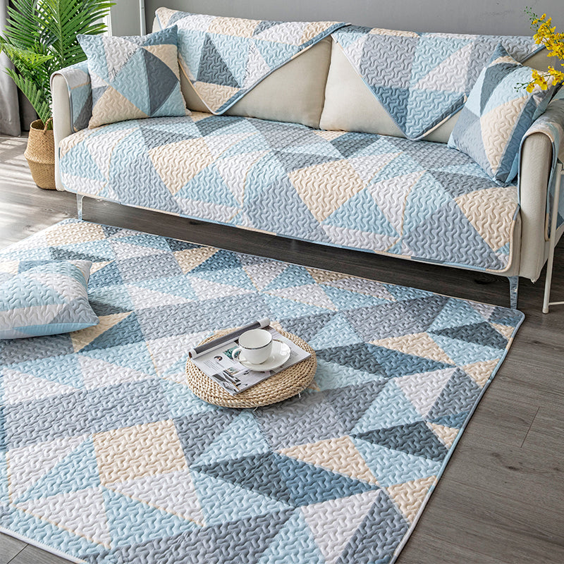 Comfort Living Room Rug Multi Color Geometric Printed Area Carpet Non-Slip Backing Washable Rug Clearhalo 'Area Rug' 'Modern' 'Rugs' Rug' 2250235