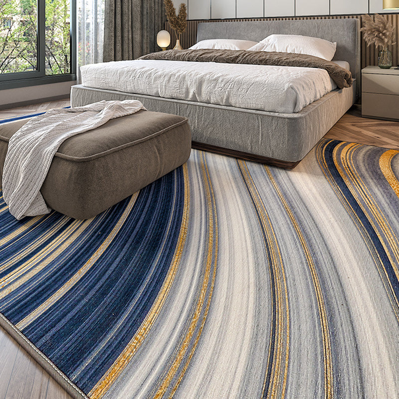 Multi Color Modern Rug Polypropylene Geometric Printed Rug Non-Slip Stain-Resistant Carpet for Decoration Grey Clearhalo 'Area Rug' 'Rug' 2250279