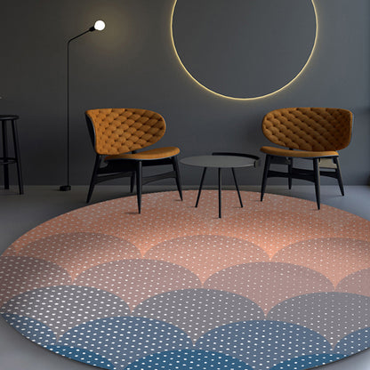Multi Color Geometric Print Rug Polypropylene Southwestern Area Rug Anti-Slip Backing Washable Carpet for Decor Blue Clearhalo 'Area Rug' 'Rug' 2250288