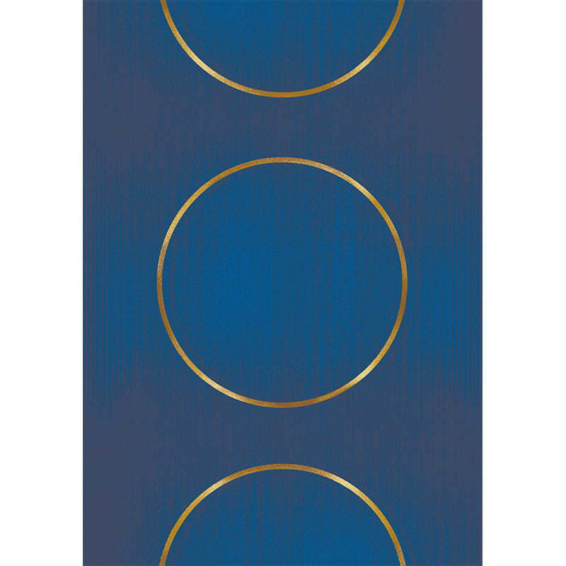 Calming Geo Print Rug Multi Color Polyster Area Carpet Non-Slip Machine Washable Indoor Rug for Decoration Peacock Blue Clearhalo 'Area Rug' 'Rug' 2250328