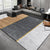 Multi Colored Living Room Rug Nordic Geometric Print Area Rug Nylon Anti-Slip Backing Washable Carpet Dark Gray-White Clearhalo 'Area Rug' 'Rug' 2250341