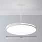 Circular Meeting Room Chandelier Light Acrylic Simplicity LED Pendant Light Fixture White 19.5" Third Gear Clearhalo 'Ceiling Lights' 'Chandeliers' 'Modern Chandeliers' 'Modern' Lighting' 2252841