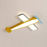 Airplane Shape Bedroom LED Flush Mount Acrylic Childrens Flushmount Ceiling Lighting Clearhalo 'Ceiling Lights' 'Close To Ceiling Lights' 'Close to ceiling' 'Flush mount' Lighting' 2252949