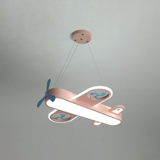 Airplane Shape Child Room Chandelier Lamp Acrylic Contemporary LED Hanging Lighting Clearhalo 'Ceiling Lights' 'Chandeliers' Lighting' options 2253028