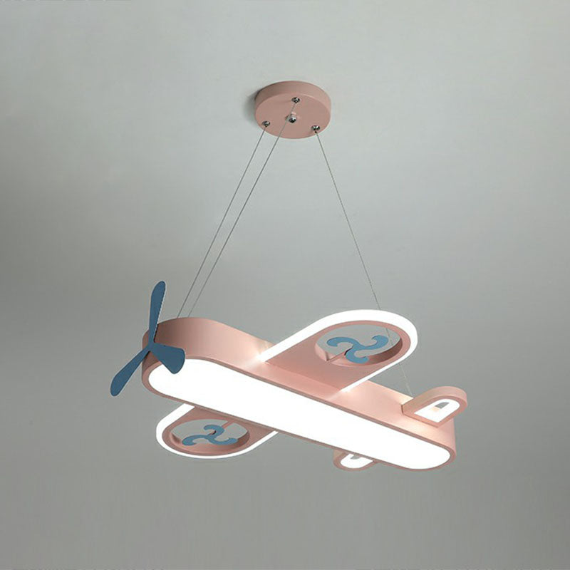 Airplane Shape Child Room Chandelier Lamp Acrylic Contemporary LED Hanging Lighting Clearhalo 'Ceiling Lights' 'Chandeliers' Lighting' options 2253031