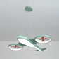 Kids Style Airplane Chandelier Lighting Acrylic Nursery LED Pendant Light Fixture Clearhalo 'Ceiling Lights' 'Chandeliers' Lighting' options 2253119