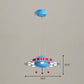Flying Saucer Child Room Chandelier Pendant Light Acrylic Cartoon LED Ceiling Light Clearhalo 'Ceiling Lights' 'Chandeliers' Lighting' options 2253136