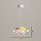 Flying Saucer Child Room Chandelier Pendant Light Acrylic Cartoon LED Ceiling Light White 16" Warm Clearhalo 'Ceiling Lights' 'Chandeliers' Lighting' options 2253141_508c2992-0388-4c77-be46-bf8981d6b170