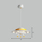 Flying Saucer Child Room Chandelier Pendant Light Acrylic Cartoon LED Ceiling Light White 16" White Clearhalo 'Ceiling Lights' 'Chandeliers' Lighting' options 2253143_568f46e7-825c-4665-89cc-4dfa09af4457