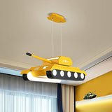 Modern Style Tank LED Suspension Lighting Acrylic Nursery Chandelier Light Fixture Clearhalo 'Ceiling Lights' 'Chandeliers' Lighting' options 2253157